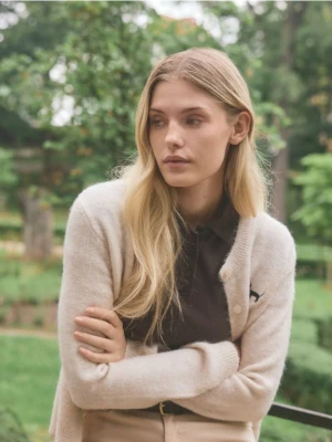 Reserved - T-shirt polo - ciemnobrązowy