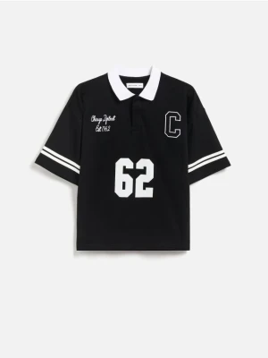 Reserved - T-shirt polo - czarny