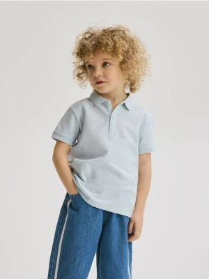 Reserved - T-shirt polo - jasnoniebieski