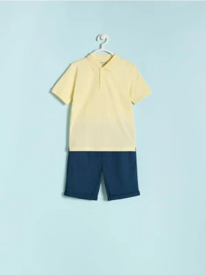 Reserved - T-shirt polo - jasnożółty