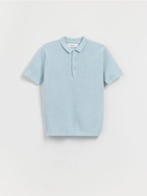 Reserved - T-shirt polo - niebieski
