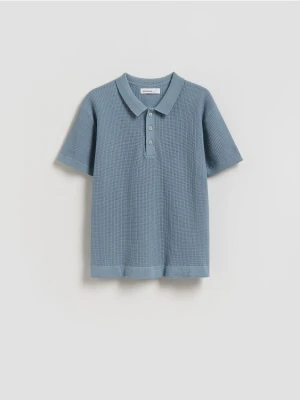 Reserved - T-shirt polo - niebieski