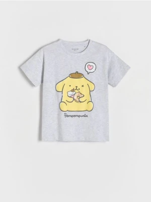 Reserved - T-shirt Pompompurin - jasnoszary