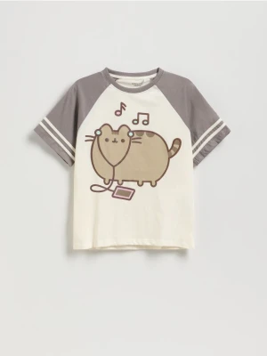 Reserved - T-shirt Pusheen - wielobarwny