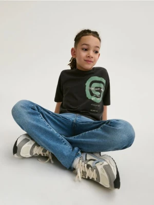 Reserved - T-shirt regular - ciemnoszary