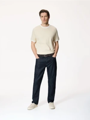 Reserved - T-shirt regular fit - beżowy
