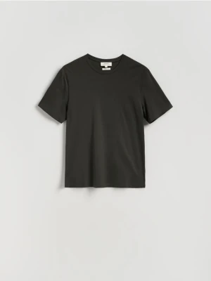 Reserved - T-shirt regular fit z modalem - zielony