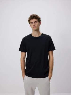 Reserved - T-shirt regular z modalem - czarny