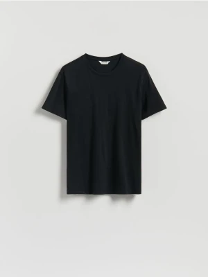 Reserved - T-shirt regular z modalem - czarny