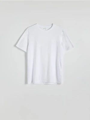 Zdjęcie produktu Reserved - T-shirt regular z włóknem bambusowym - biały