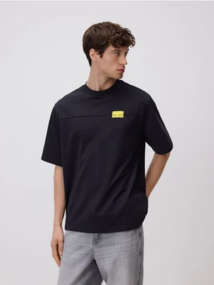 Reserved - T-shirt relaxed fit - czarny