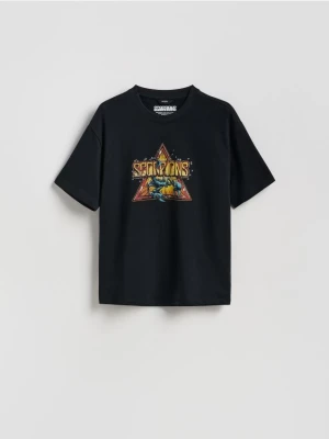 Reserved - T-shirt Scorpions - czarny