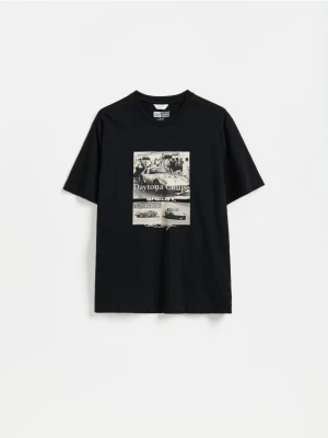 Reserved - T-shirt Shelby - czarny