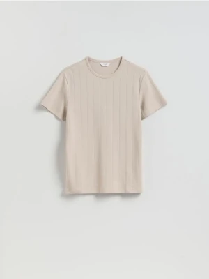 Reserved - T-shirt slim fit - beżowy