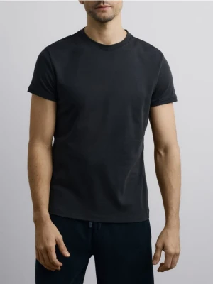 Reserved - T-shirt slim fit - ciemnoszary