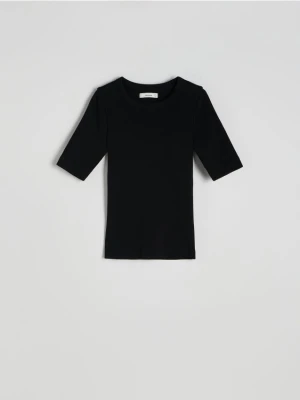 Reserved - T-shirt slim fit - czarny