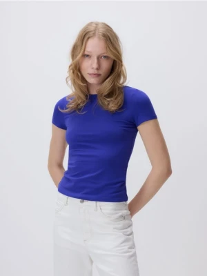 Reserved - T-shirt slim fit - niebieski