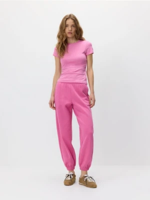 Reserved - T-shirt slim fit - różowy