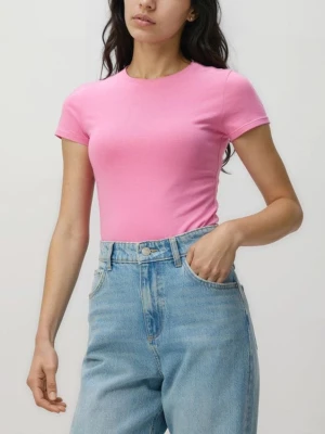 Reserved - T-shirt slim fit - różowy