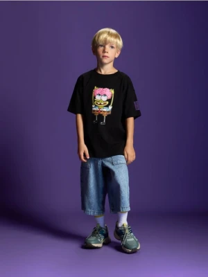 Zdjęcie produktu Reserved - T-shirt SpongeBob - czarny