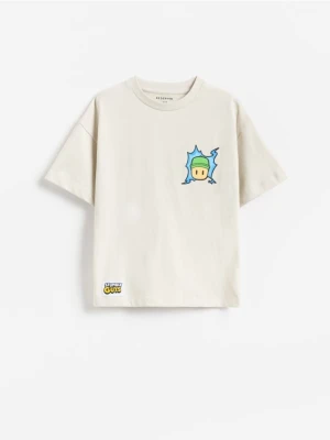 Reserved - T-shirt Stumble Guys - jasnoszary