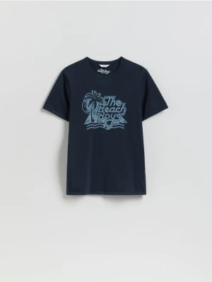 Reserved - T-shirt The Beach Boys - granatowy