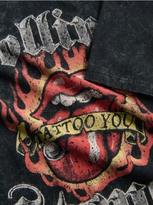 Reserved - T-shirt The Rolling Stones - czarny