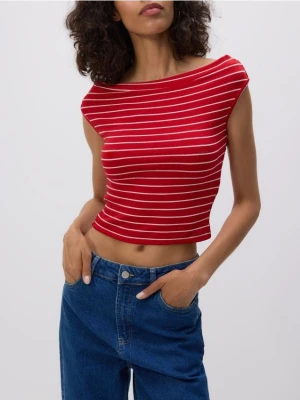 Reserved - T-shirt w paski - wielobarwny