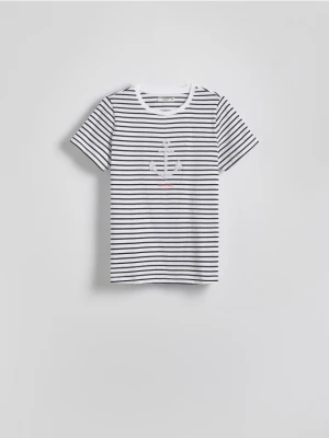 Reserved - T-shirt z aplikacją - wielobarwny