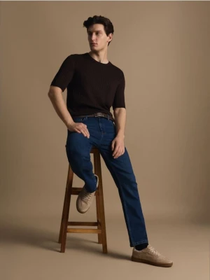 Reserved - T-shirt z dodatkiem CIRCULOSE® - brązowy