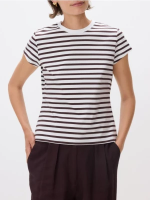 Reserved - T-shirt z domieszką jedwabiu - wielobarwny