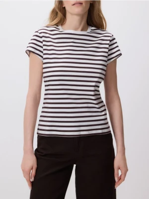 Reserved - T-shirt z domieszką jedwabiu - wielobarwny