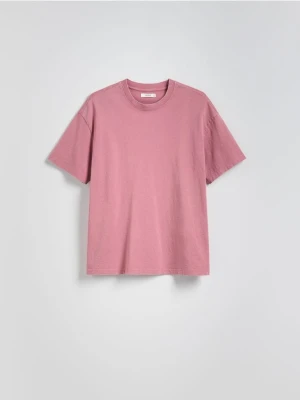 Reserved - T-shirt z efektem sprania - jasnofioletowy