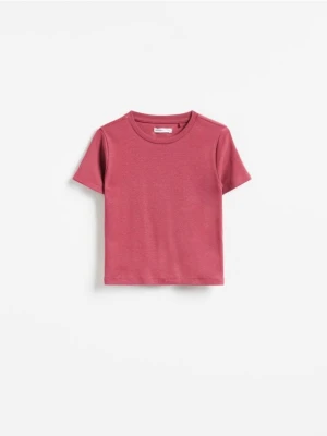 Reserved - T-shirt z modalem - jasnofioletowy
