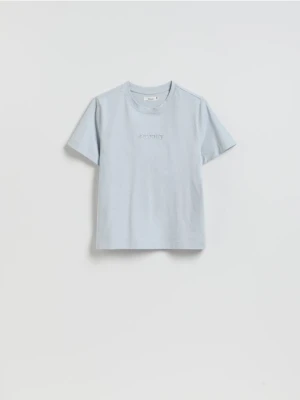 Reserved - T-shirt z nadrukiem - jasnoniebieski