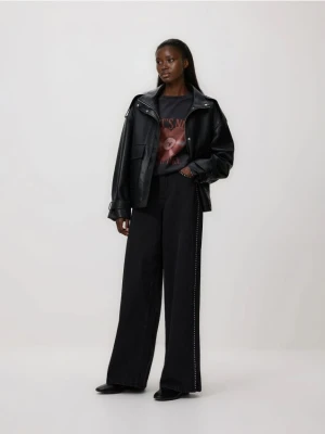 Reserved - T-shirt z nadrukiem - jasnoszary