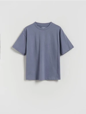 Reserved - T-shirt z nadrukiem - lawendowy