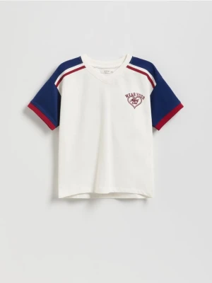 Reserved - T-shirt z nadrukiem na plecach - wielobarwny