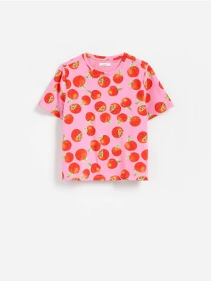 Reserved - T-shirt z nadukiem - wielobarwny
