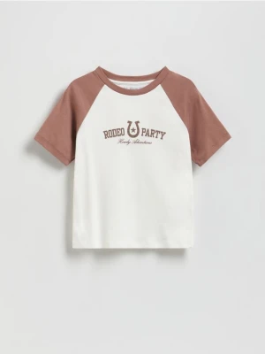 Reserved - T-shirt z napisem - wielobarwny