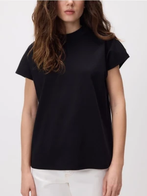 Reserved - T-shirt z raglanowym rękawem - czarny