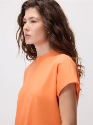 Reserved - T-shirt z raglanowym rękawem - pomarańczowy