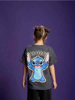 Zdjęcie produktu Reserved - T-shirt ze świecącym nadrukiem - ciemnoszary