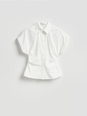 Reserved - Taliowana koszula - biały