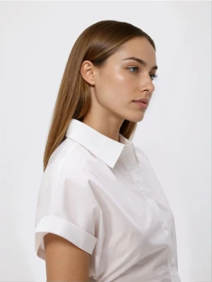 Reserved - Taliowana koszula - biały