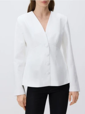 Reserved - Taliowana marynarka - biały