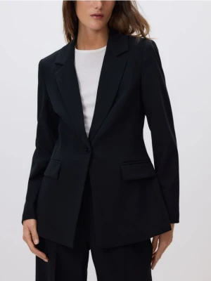 Reserved - Taliowana marynarka - czarny