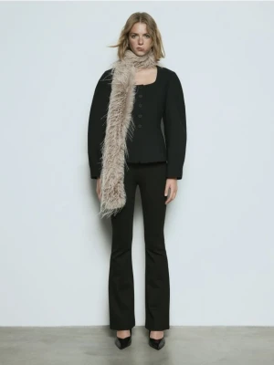 Reserved - Taliowana marynarka - czarny