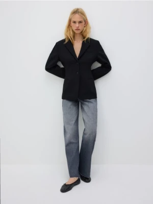 Reserved - Taliowana marynarka - czarny