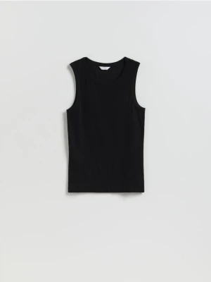 Reserved - Tank top z wiskozą - czarny